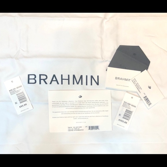 Brahmin medium Lena Andesite Lucca Tote/wallet - Picture 7 of 8